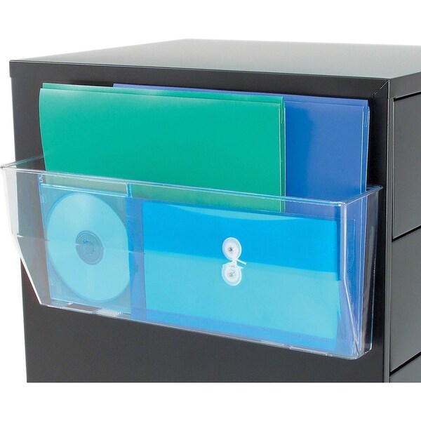 Magnetic Portable Pocket, 1 Cmptmnt, 15"x3"x6-3/8", CL